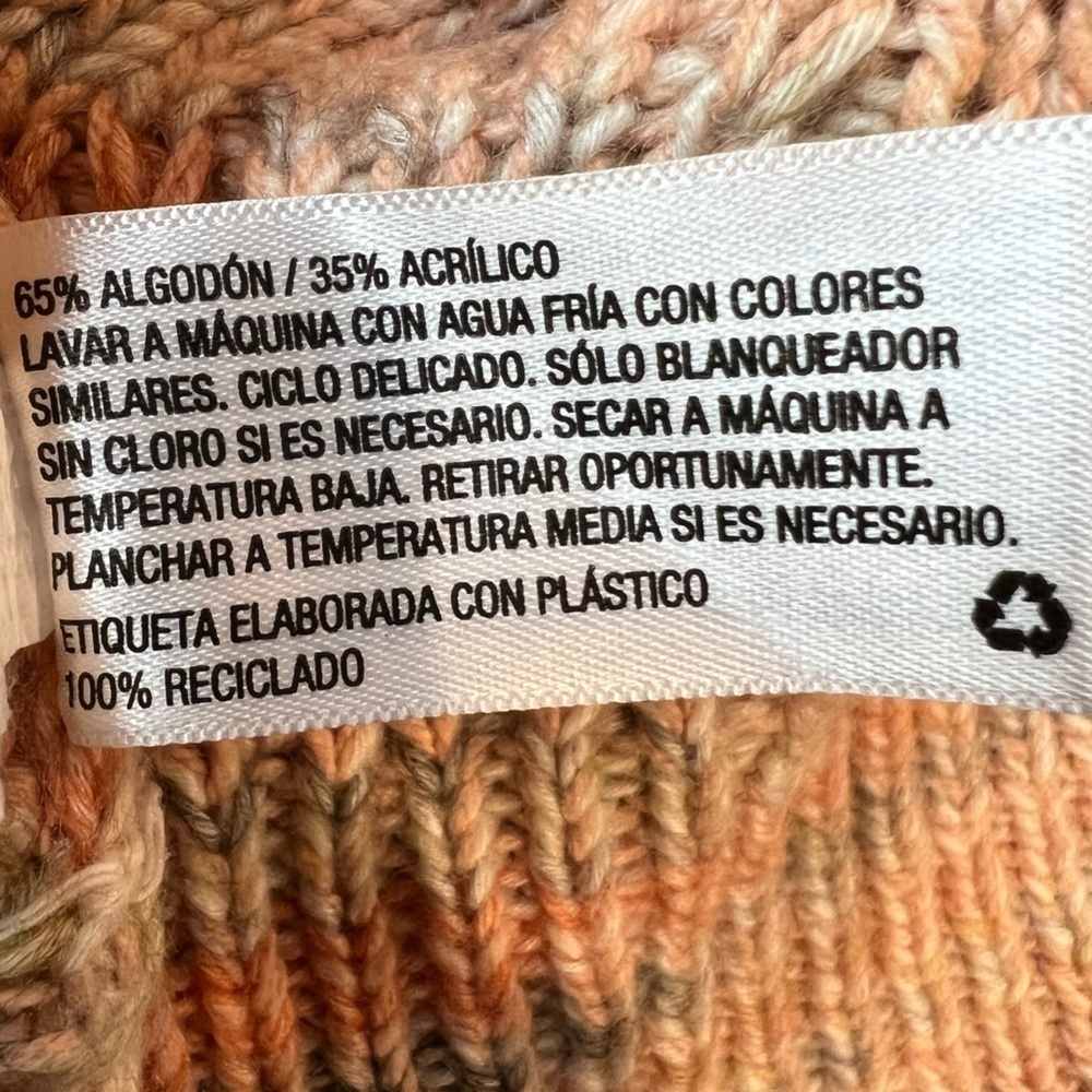 Universal Thread Cable Knit Marbled Space Dye Tie… - image 13